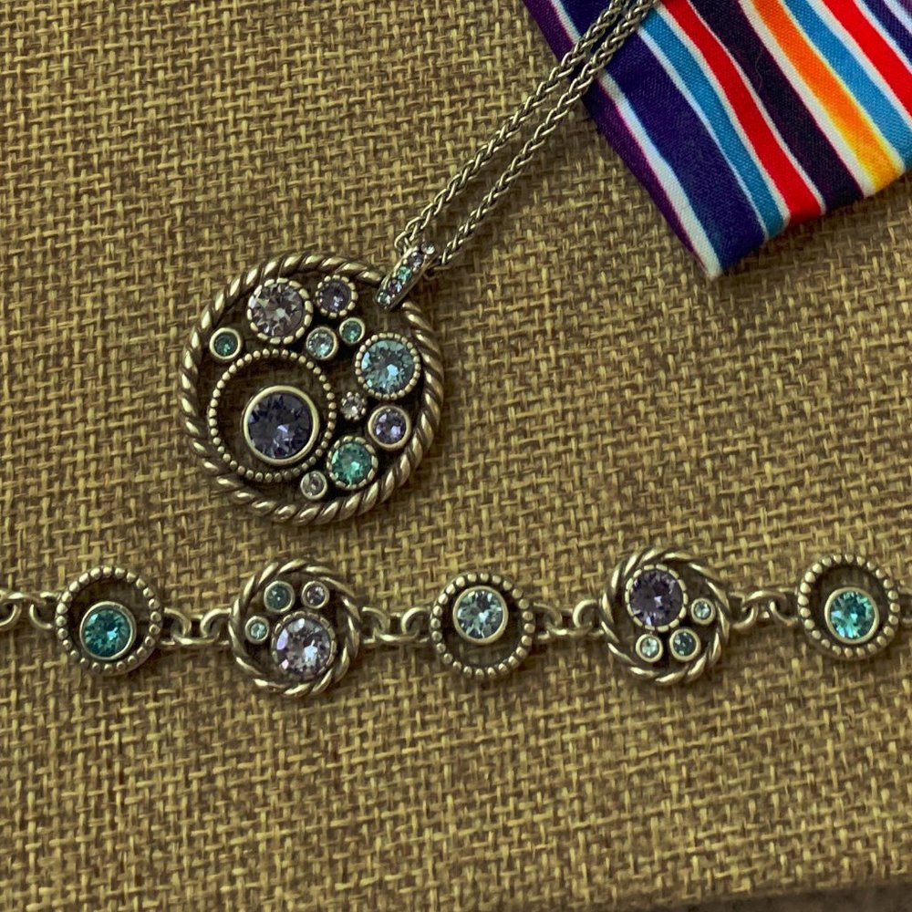 Brighton Halo Bracelet and Necklace LIKE NEW